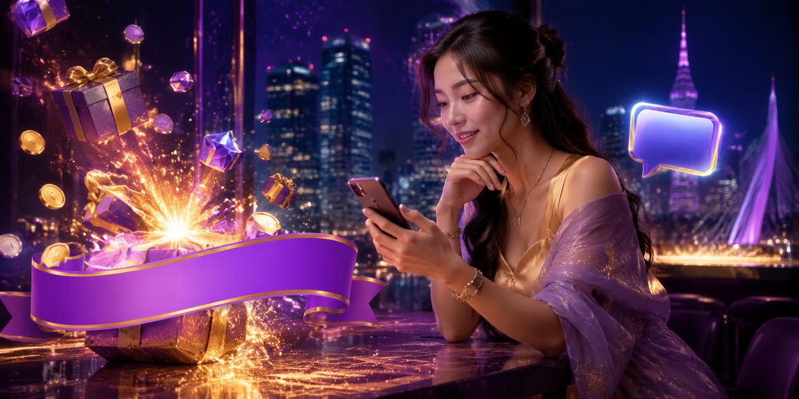 Người dùng TP.HCM trải nghiệm casino trực tuyến trên điện thoại với nền neon sôi động
