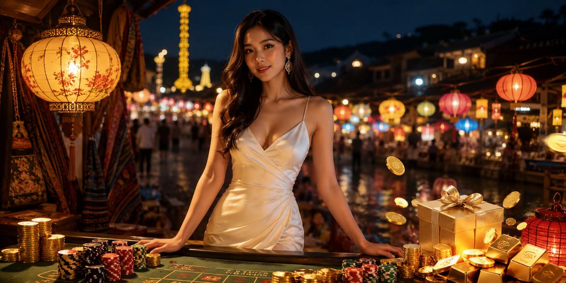 Đèn lồng Hội An lung linh tượng trưng cho chương trình hoàn tiền khuyến mãi xsmtb