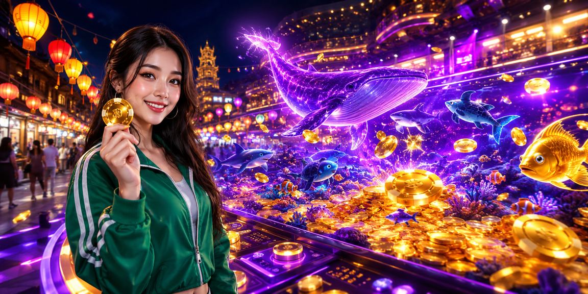 Người dùng tại chợ đêm Huế thưởng thức cà phê và đăng nhập tài khoản cá cược